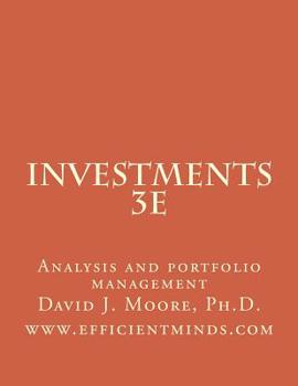 Paperback Investments 3e: Analysis and portfolio management Book