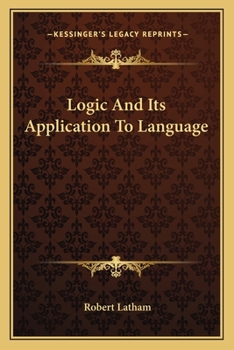 Paperback Logic And Its Application To Language Book
