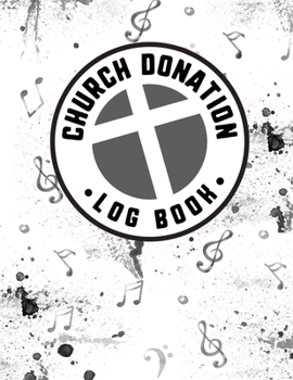 Paperback Church Donation Log Book