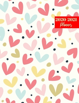 2020-2021 Planner: Cute Daily, Weekly & Monthly Organizer & Diary - 2 Year Appointment Calendar, Business Planners, Agenda Schedule Logbook and Journal