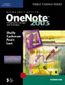 Paperback Microsoft Office One Note 2003 Book