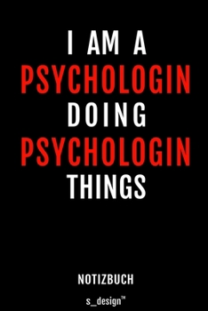 Paperback Notizbuch f?r Psychologen / Psychologe / Psychologin: Originelle Geschenk-Idee [120 Seiten gepunktet Punkte-Raster blanko Papier] [German] Book