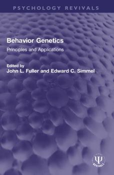 Paperback Behavior Genetics: Principles and Applications Book