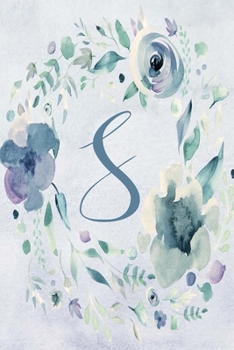 2020 Weekly Planner, Letter S - Blue Purple Floral Design: 6”x9” Weekly Planner/Calendar (Letter/Initial S - Blue Purple Floral Design 6”x9” Planner/Calendar Alphabet Series)