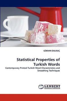Paperback Statistical Properties of Turkish Words Book