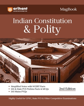 Paperback Arihant Magbook Indian Constitution & Polity for UPSC Civil Services IAS Prelims / State PCS & other Competitive Exam IAS Mains PYQs Book