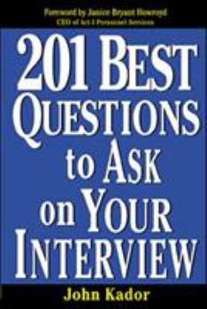 Paperback 201 Best Questions To Ask On Your Interview Book