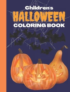 Paperback Children's Halloween Coloring Book: Halloween Book For Kids Book