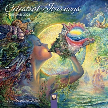 Calendar Celestial Journeys by Josephine Wall Mini Wall Calendar 2021 (Art Calendar) Book
