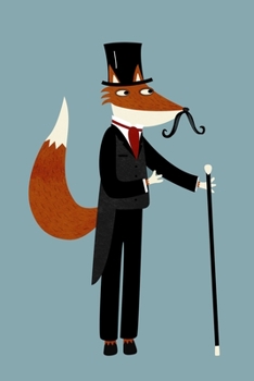 Weekly Planner: A Week to View Diary and Organiser - Monday Start with Victorian Gentleman Fox Cover Art