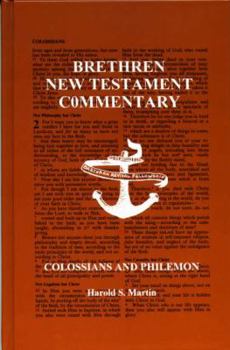 Hardcover Brethren New Testament Commentary: Colossians and Philemon Book