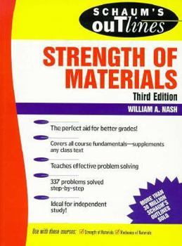 Paperback Schaum's Outline of Theory and Problems of Strength of Materials: Including Hundreds of Solved Problems Book