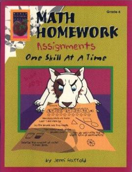 Paperback Math Homework Assignments, Grade 6: One Skill at a Time Book