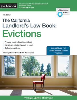 Paperback The California Landlord's Law Book: Evictions Book
