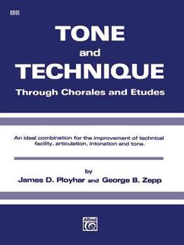 Paperback Tone and Technique: Through Chorales and Etudes (Oboe) Book