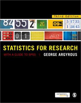 Paperback Statistics for Research: With a Guide to SPSS Book