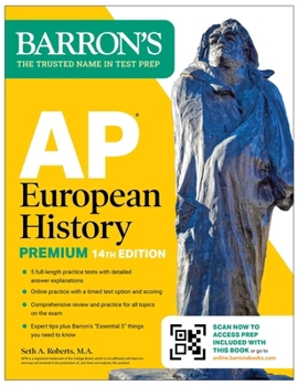 Paperback AP European History Premium, Fourteenth Edition: Prep Book with 5 Practice Tests + Comprehensive Review + Online Practice (2026) Book