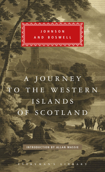 Hardcover A Journey to the Western Islands of Scotland: With the Journal of a Tour to the Hebrides; Introduction by Allan Massie [With Ribbon Marker] Book