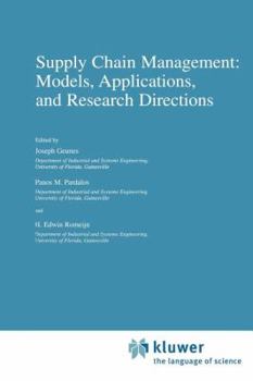 Paperback Supply Chain Management: Models, Applications, and Research Directions Book