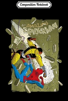 Composition Notebook: Marvel Spider-Man Shadow Portrait  Journal/Notebook Blank Lined Ruled 6x9 100 Pages