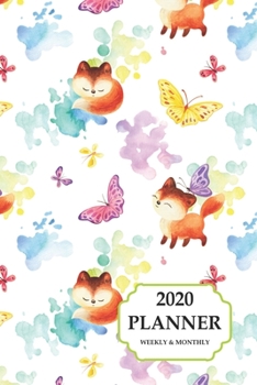 2020 Planner Weekly And Monthly: 2020 Planner Butterfly Design