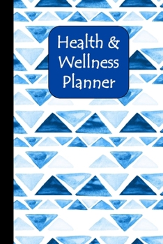 Paperback Health & Wellness Planner Book