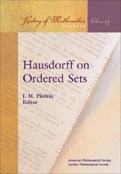 Paperback Hausdorff on Ordered Sets Book