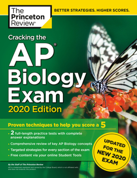 Paperback Cracking the AP Biology Exam, 2020 Edition: Practice Tests & Prep for the New 2020 Exam Book