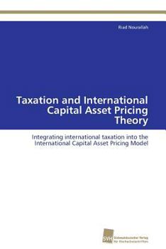 Paperback Taxation and International Capital Asset Pricing Theory Book