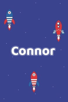 Connor: Vornamen Notizbuch für Jungen und Männer - Notizbuch, Notizheft oder Schreibheft für Schule, Uni, Beruf, Job oder Einschulung mit Blümchen - ... - Format 6x9 ca. DIN A5 (German Edition)