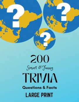 Paperback 200 Smart & Funny Trivia Questions & Facts Book