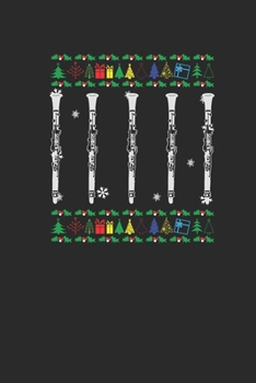 Paperback Christmas Clarinet: Graph Paper Notebook (6" x 9" - 120 pages) Christmas Themed Notebook for Daily Journal, Diary, and Gift Book