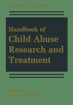 Hardcover Handbook of Child Abuse Research and Treatment Book