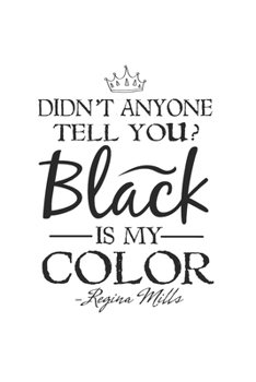 Cuaderno: Regalos Sarcasmo Color Negro Humor Princesa 120 P�ginas, 6X9 (Aprox. A5), Blanco / Ee Dibujo