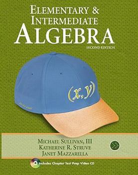 Hardcover Elementary & Intermediate Algebra [With CDROM] Book