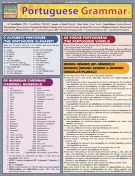 Misc. Portuguese Grammar: Quickstudy Laminated Reference Guide Book
