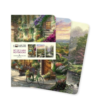 Misc. Thomas Kinkade Set of 3 Mini Notebooks Book