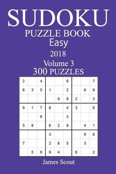 Paperback 300 Easy Sudoku Puzzle Book - 2018 Book