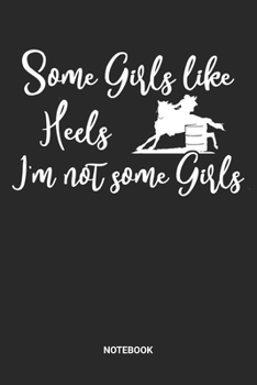 Notebook: Barrel Racing Themed Notebook (6x9 inches) with Blank Pages ideal as a Chasing Cans Cloverleaf Journal. Perfect as a Horse Riding Book for ... Lovers. Great gift for Kids, Men and Women