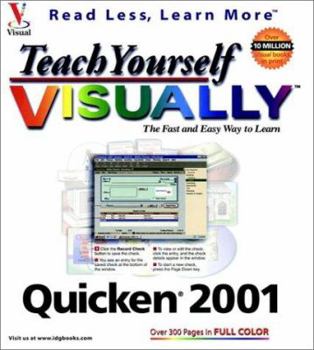 Paperback Teach Yourself Quicken 2001 VISUALLY Book