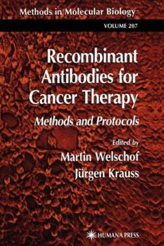 Paperback Recombinant Antibodies for Cancer Therapy: Methods and Protocols Book