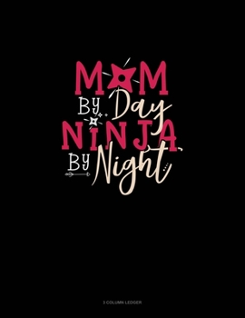 Paperback Mom By Day Ninja By Night: 3 Column Ledger Book