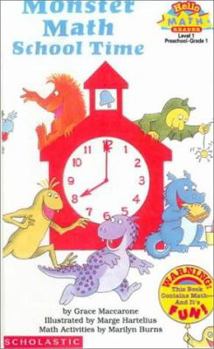 Library Binding Monster Math School Time Book