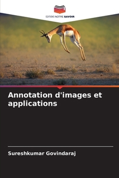 Paperback Annotation d'images et applications [French] Book