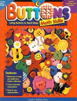 Paperback Buttons: Using Buttons to Teach Basic Math Skills [With Colorful Graphing Chart] Book
