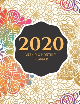 Paperback 2020 Weekly & Monthly Planner: Planner And Journal Organizer 2020 - Planner Calendar 2020 Book