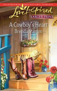 Mass Market Paperback A Cowboy's Heart [Large Print] Book