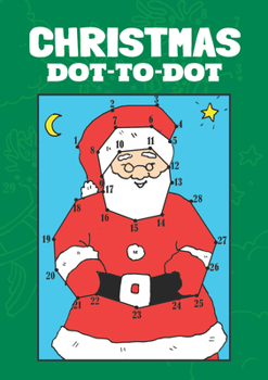 Paperback Christmas Follow-The-Dots Book