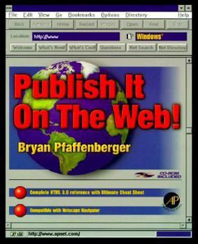 Publish It on the Web!: Windows Version