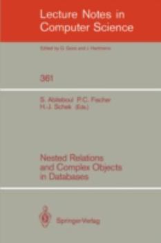 Paperback Nested Relations and Complex Objects in Databases Book